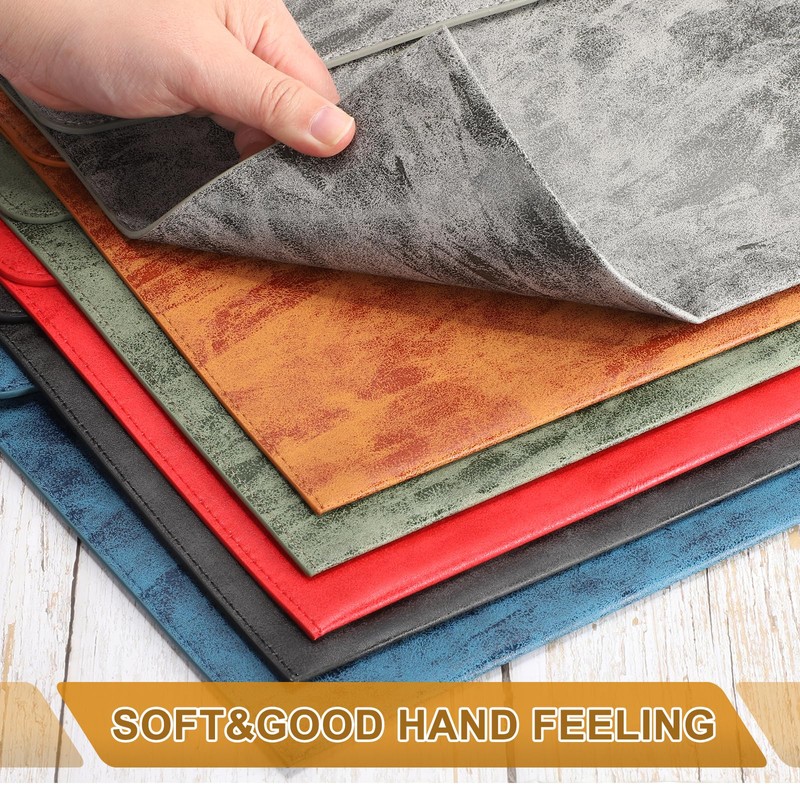 uxcell PU Leather File Folders, A4 Envelope Folder File Document