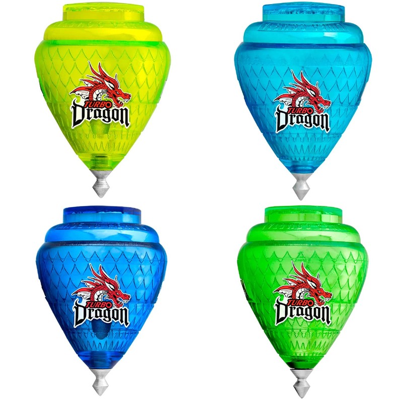 TROMPOS COMETA Spinning Toy Top, Turbo Dragon, One Size, Kid