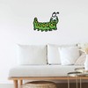 Extra Large 460mm 'Colourful Caterpillar' Permanent Sticker Decal for Cars/Windows/Bins/Walls