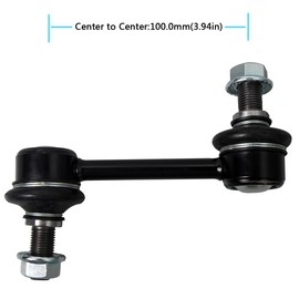 AUQDD K750279 - Barra estabilizadora trasera compatible con Hy-undai Santa Fe, Veracruz /2009-2011 K-ia Borrego, 11-13 Sorento (# 555302B000 555302B200 MS900 77) )