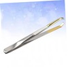 Ipetboom Professional Stainless Steel Eyebrow Tweezer Makeup Lash Tweezer Lightweight