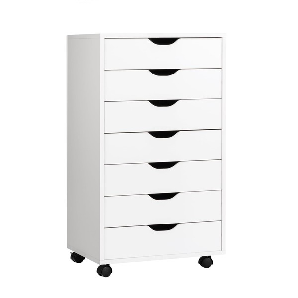 SILKYDRY 7 Drawers Filing Cabinet, Vertical File Cabinet for Home