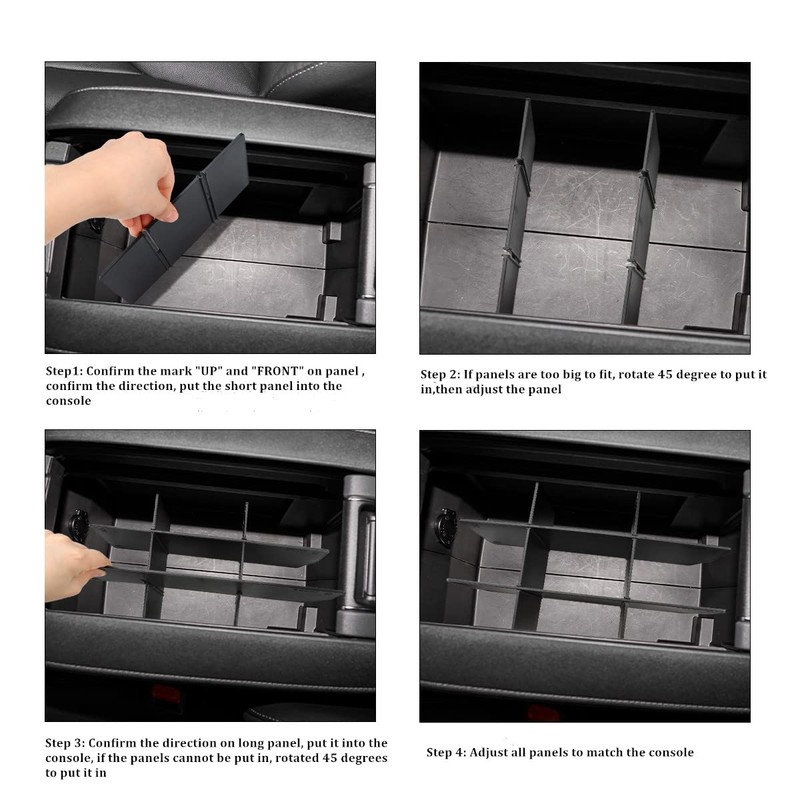 MARCHFA Center Console Divider Organizer Compatible for 2020 2021 2022