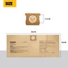 3 Pack DEWALT Dust Bag DXVA19-4102, for 12-16 Gallon Wet/Dry