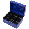 Small Security Lock Box with Coin Tray Metal Material with