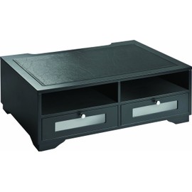 Victor Midnight Black Collection 1130-5 Wood Printer Stand, Black