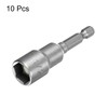 HARFINGTON 10pcs Hex Nut Driver Drills Bit 1/2" 6-Point Socket