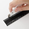 Midori 42286006 Aluminum Multi Ruler, 11.8 inches (30 cm), Black