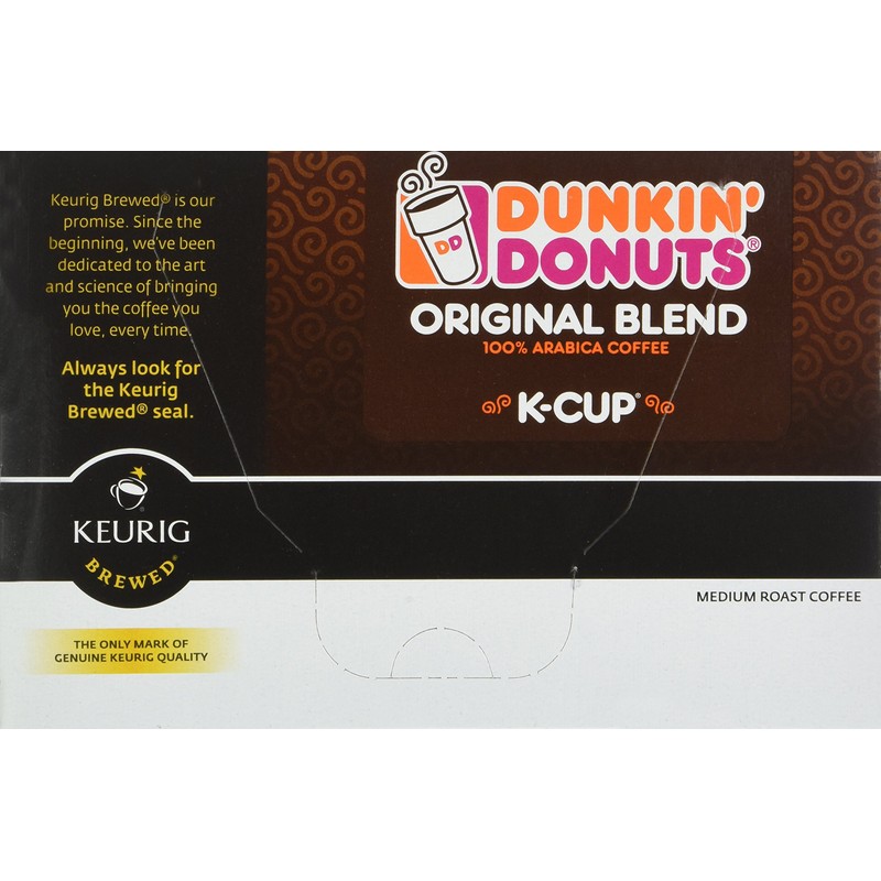 Dunkin' Donuts Original Blend Medium Roast Coffee, 12 K Cups