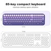 Dilter Wireless Keyboard and Mouse Combo, Portable Retro Keyboard with