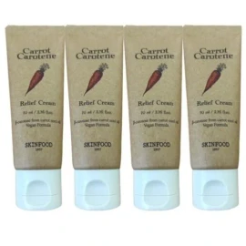 skin food [Beauty Nara] Skinfood Carrot Carotene Relief Cream 70ml 4pcs / [뷰티나라] 스킨푸드 캐롯 카로틴 릴리프 크림 70ml 4개