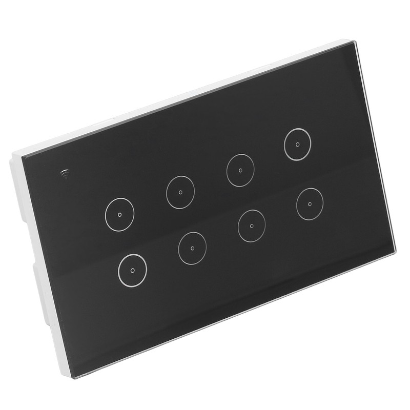 8 Gang Smart Switch WiFi Wall Switch Remote Control Touch