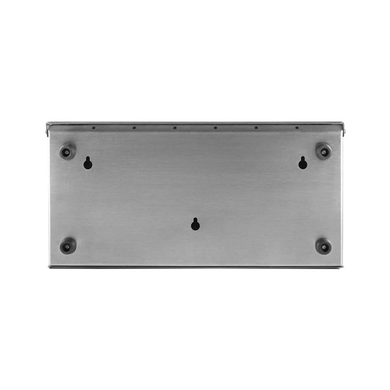 Movo Home Mailbox, Modern Wall Mounted (Wilson (Stainless Steel))