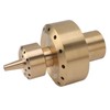 Copper Double Column Fountain Nozzle Music Fountain Landscape Scenery Nozzle