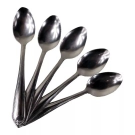 L&T 2 Cucharas Para Café  Acero Inoxidable Vajilla Restaurante