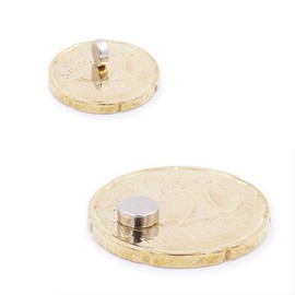 Brudazon 30 Mini Disc Magnets 5 x 2 mm N52 Strongest Level Neodymium Magnets Ultra Strong Power Magnet for Model Making, Photo, Whiteboard, Notice Board, Fridge, Crafts, Magnetic Disc Extra Strong