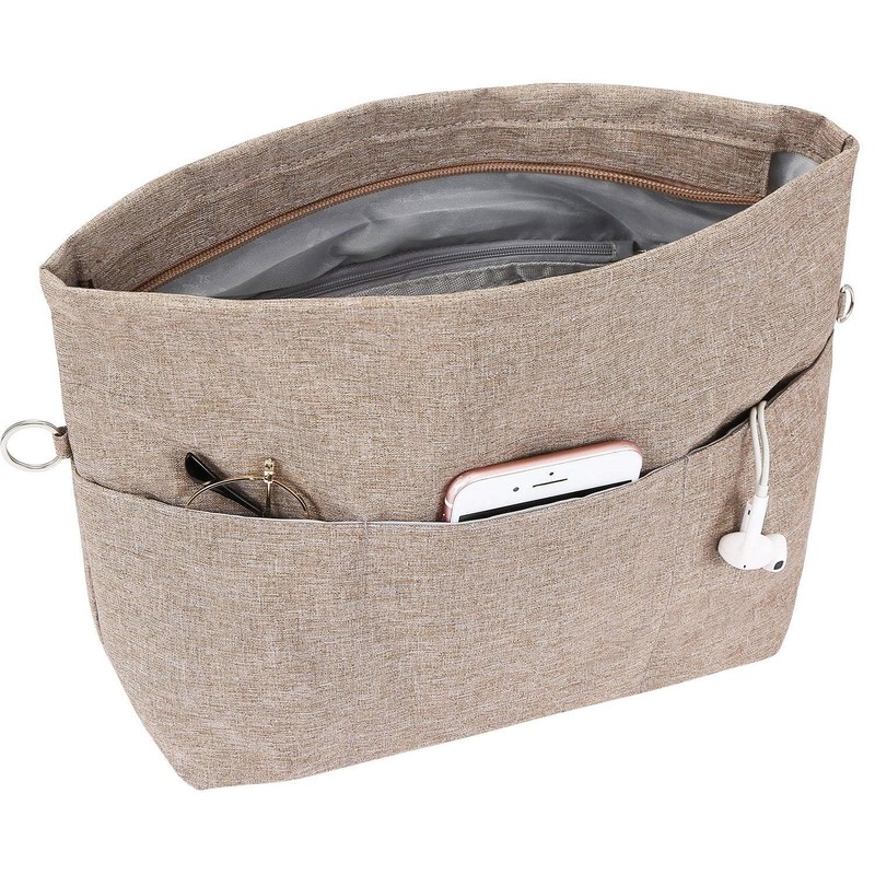 Yoillione Handbag Organiser Insert, Tote Bag Organiser Insert with Multiple