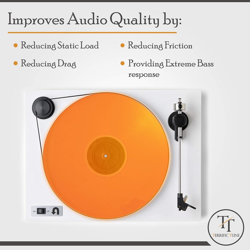 Terrific Tune - Acrylic Turntable Slipmat for Vinyl LP Record