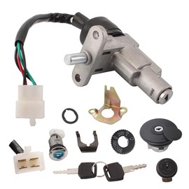 YINNCKE Ignition Switch Key Set Fits for 50cc 125cc 150cc 139QMB Scooter Moped Taotao Jonway Sunl Coolster Roketa Tank Giovanni Kazuma Eagle
