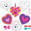 Baker Ross AT360 Heart Suncatcher Decorations - Pack of 10,