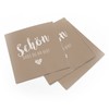 itenga Serviettes Schön dass du da bist 30 x 30