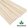 DOITEM Natural Extra Long Bamboo Wooden Craft Sticks 50 Pieces
