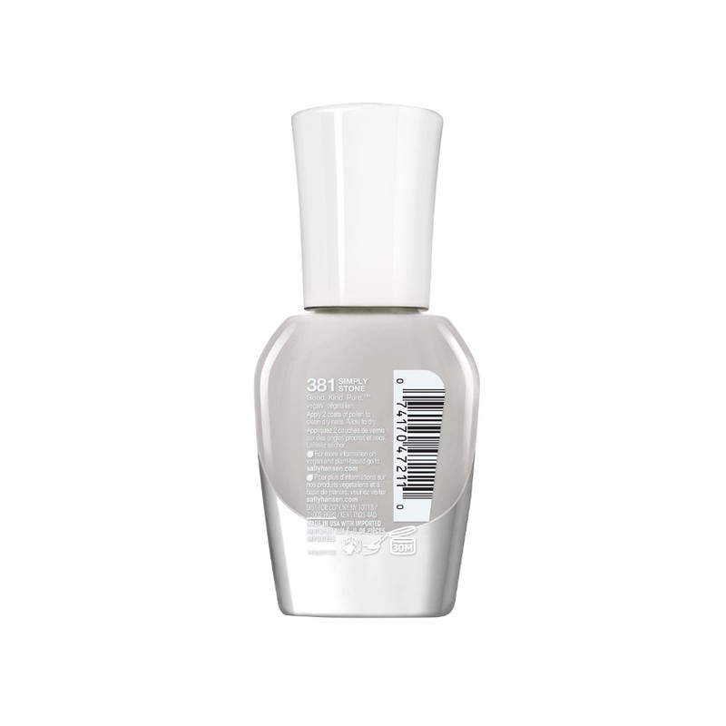 Sally Hansen Good Kind Pure Vegan Nail Polish, Simply Stone,