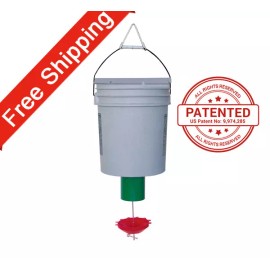 PECk-O-MATIC Poultry Feeder - One Peckomatic Demand Bird Feeder Kit -  Free Shipping
