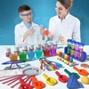 Tinkletoy Science Kit with 30+ Science Lab Experiments,DIY STEM Educational