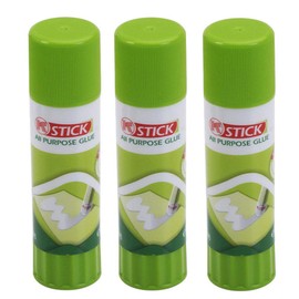 D-FLIFE 3pcs 3D Printer Glue Sticks, Solid Stickers for 3D Printer Hot Bed Print Filament PLA ABS PET PETG and Other More (3pcs)