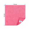 HOMEXCEL Pink Microfiber Cleaning Cloth, 12 Pack Premium Microfiber Towels