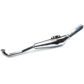 Puch BiTurbo Exhaust Pipe - Aluminum Baffle