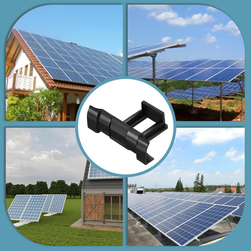 Drainage Clips for Solar Panels - Self-Cleaning Polycarbonate Water Guide