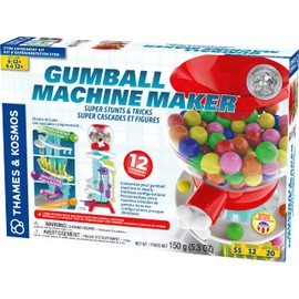 Thames & Kosmos Gumball Machine Maker Lab - Super Stunts and Tricks - 2 Languages