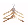Proman Products Luxury Triad Kascade Wooden Hangers 50 Pack, Unique