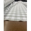 1" Checkered Gingham PolyPoplin Fabric by The Yard - 60