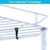 HuggieGems 4 Tier Floor Standing Corner Shower Caddy Organizer Shelf
