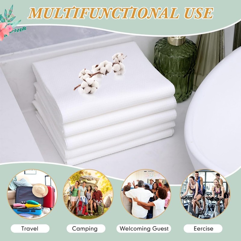 10 Pack Disposable Bath Towels Body Towel, 140x70 cm Extra