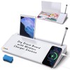 SELEAD Desktop Glass Whiteboard with Wireless Charger Station, Dry Erase