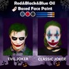 Halloween Joker Clown Make-Up Set with Green Hair Wax and