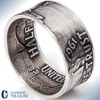 1950-1963 Franklin Half Dollar Ring | Silver Coin Ring with