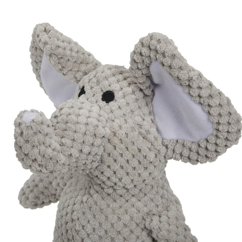 Surrey Feed Crinkle and Squeak Elephant Dog Toy Plush