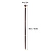 Elderly Wenge Walking Stick Elegant Ergonomic Detachable Round Grip Walking