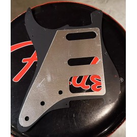 Fender Fits Fender® Stratocaster USA MIM Pickguard HSS w/Rounded HB - 3 Ply Black NEW!