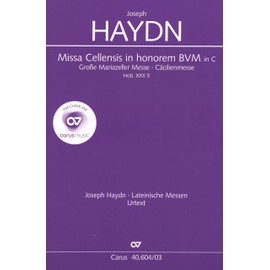 Haydn: Missa Cellensis in honorem BVM, Hob. XXII:5 (Vocal Score)