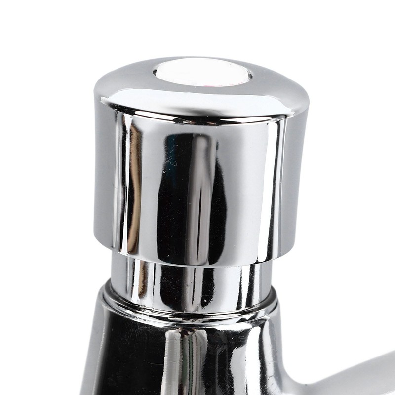 Basin Sink Faucet Push Button Design Water Saving Rugged Reliable