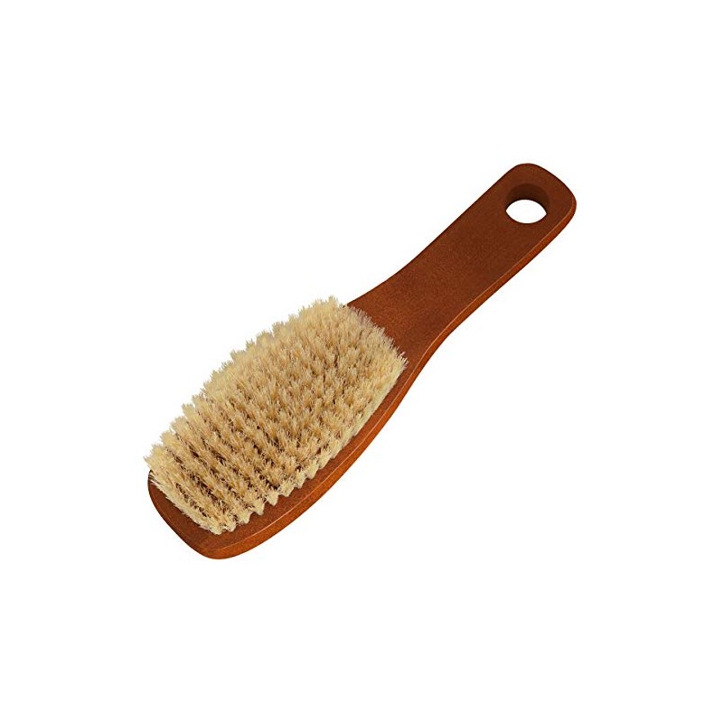 Croll & Denecke Stained Short Handled Bath Brush Modern Shape