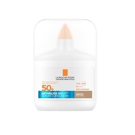 La Roche-Posay Anthelios UV AIR Serum Protector Solar SPF 50+ Tono Medio Natural, 50 ml
