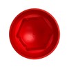 MelTruck 20 x Red Wheel Nut Caps Protection Cover Diameter