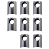 8 x Premium Cross Bar Holder Stainless Steel Diameter 22